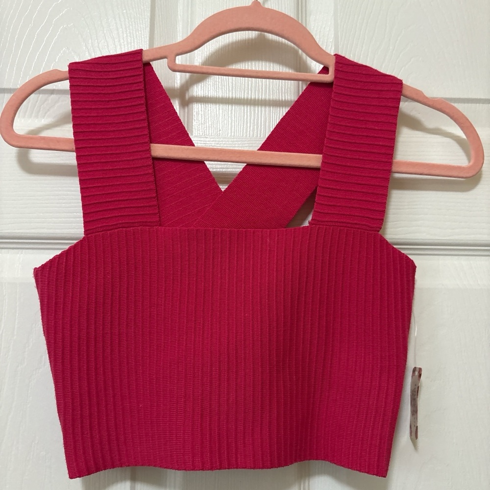 Altar'd State Vibrant Ribbed Crop Top